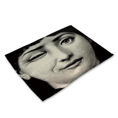 Cotton linen table mat