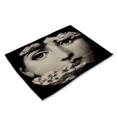 Cotton linen table mat