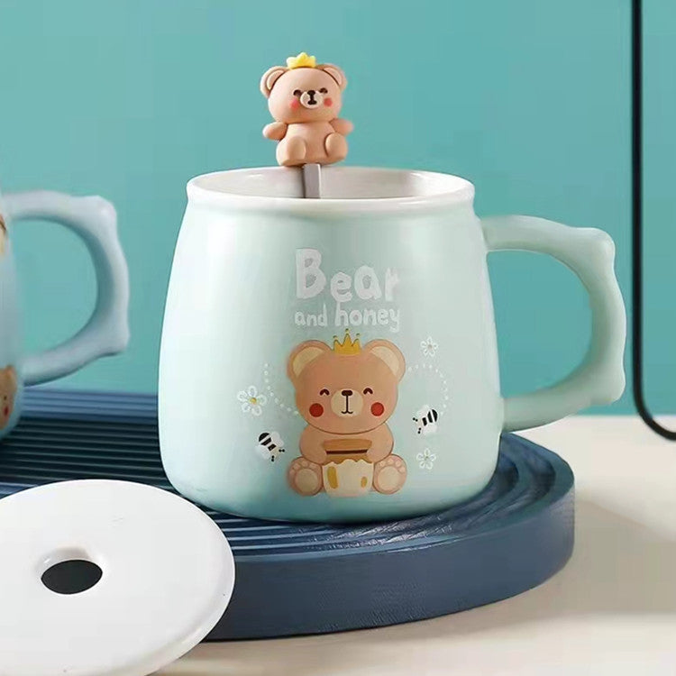 Practical Gift Cartoon Ceramic Mug Set