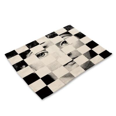 Cotton linen table mat