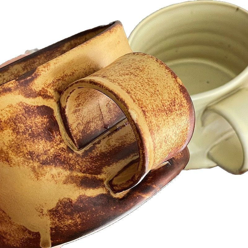 Retro Stoneware Glaze Kiln Ceramic Mug
