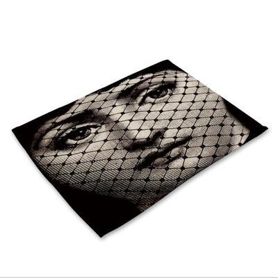 Cotton linen table mat