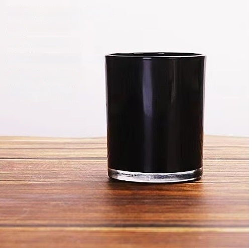 Candlestick Diy Glass Jar Colored Frosted Glass Container