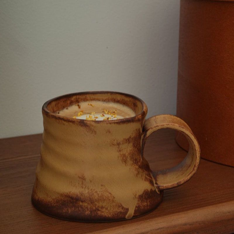 Retro Stoneware Glaze Kiln Ceramic Mug