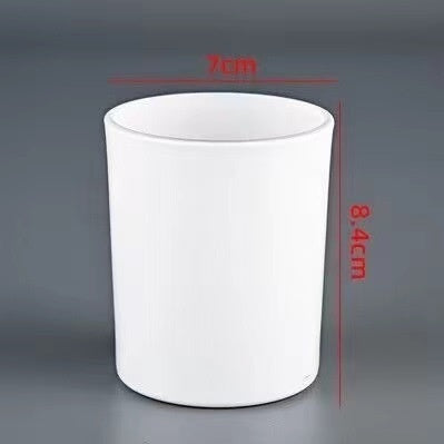 Candlestick Diy Glass Jar Colored Frosted Glass Container