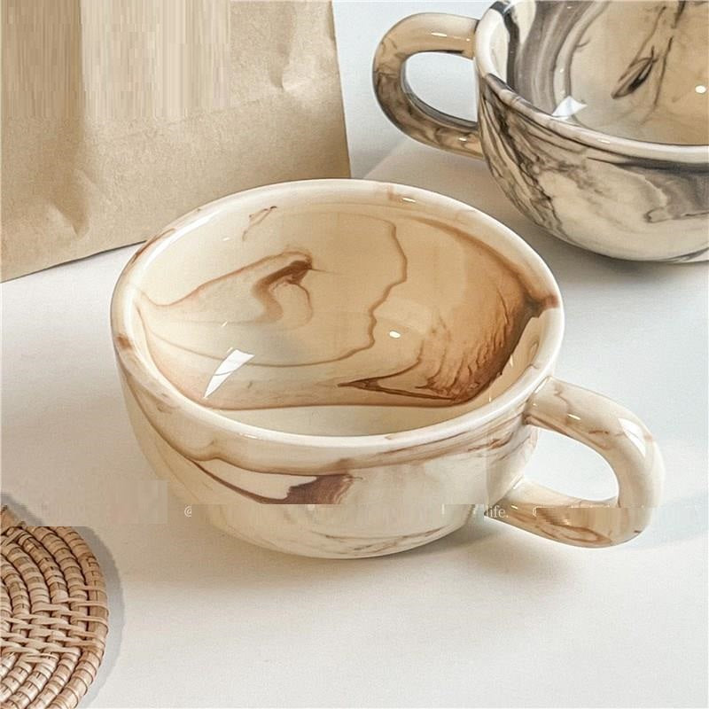 Handmade Vintage Premium Marbled Ceramic Mug