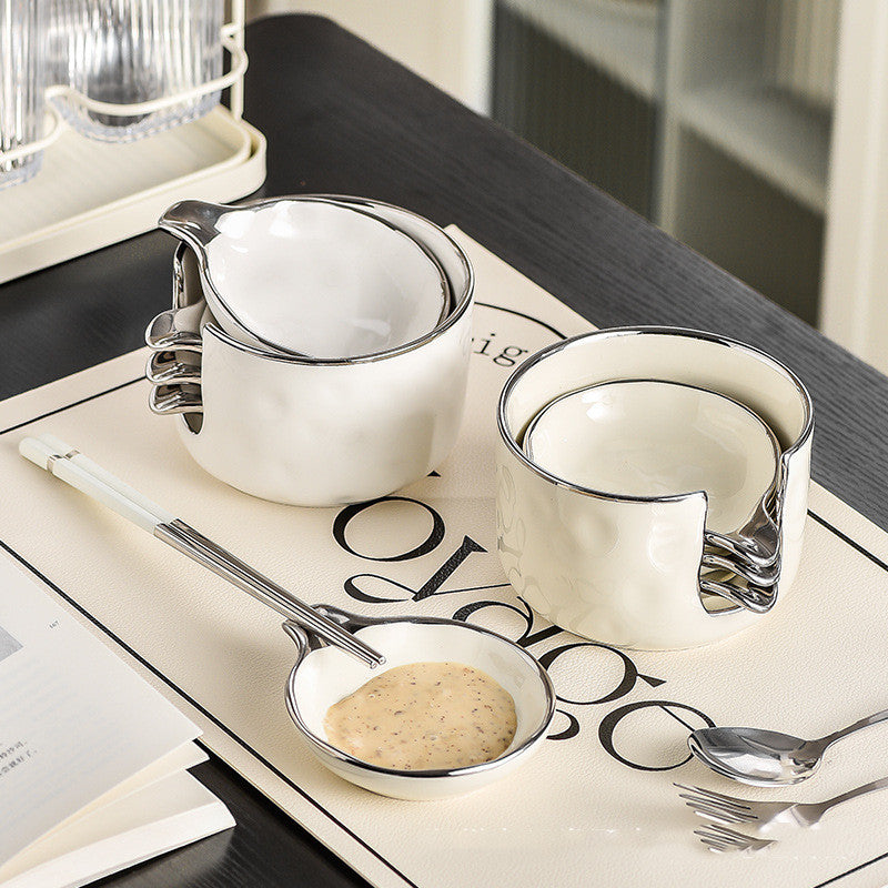 Ceramic Saucer Dish Home Use Set